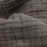 Cotton Muslin Baby Quilt - Mocha - HoneyBug 