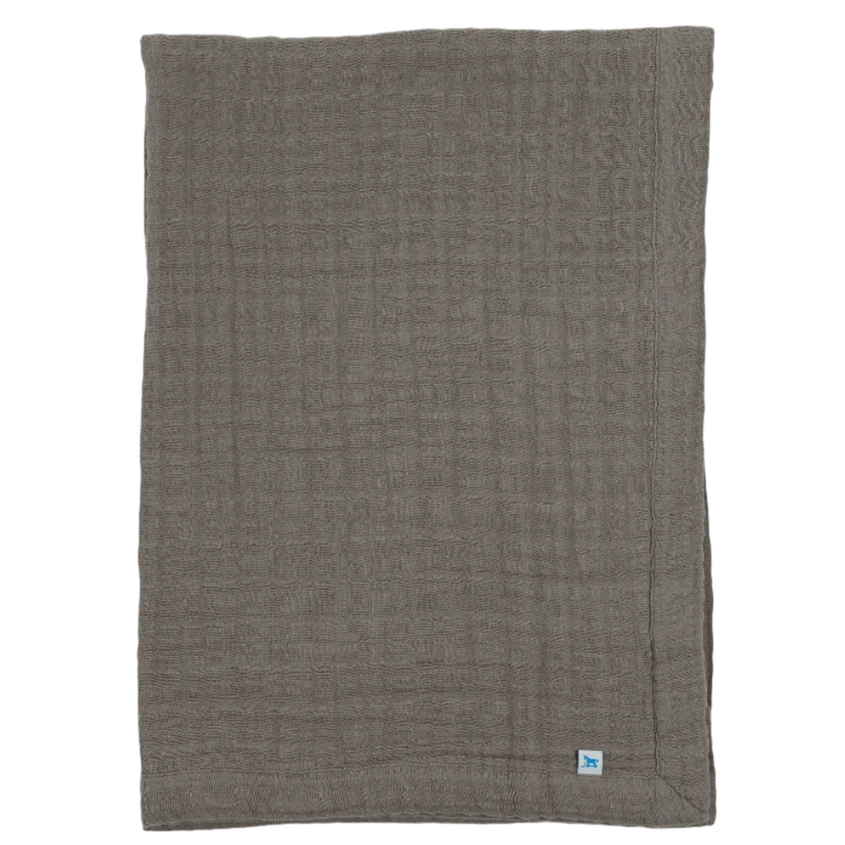 Cotton Muslin Baby Quilt - Mocha - HoneyBug 