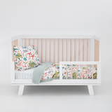 Cotton Muslin Toddler Comforter - Boho Dino - HoneyBug 