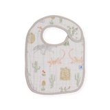 Cotton Muslin Classic Bib 3 Pack - Adobe Checker - HoneyBug 