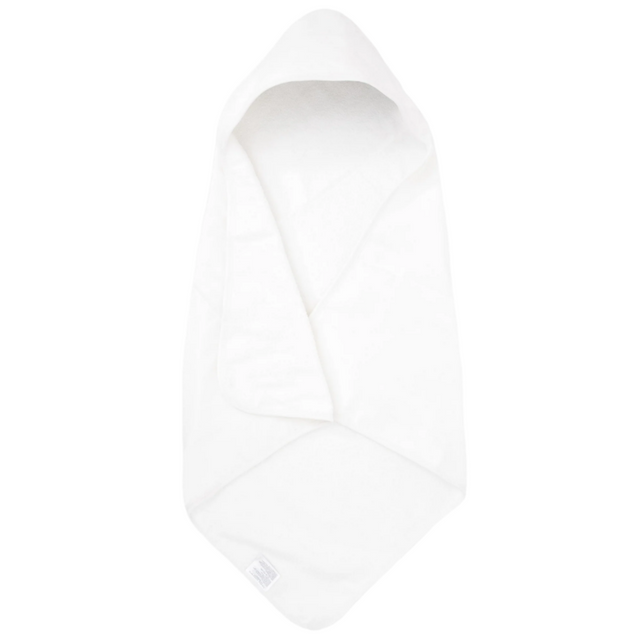 Infant Hooded Towel - White - HoneyBug 
