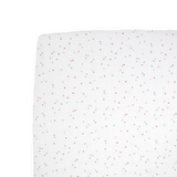 Cotton Muslin Crib Sheet - Dots - HoneyBug 