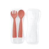 Haakaa Bendy Silicone Cutlery Set - HoneyBug 