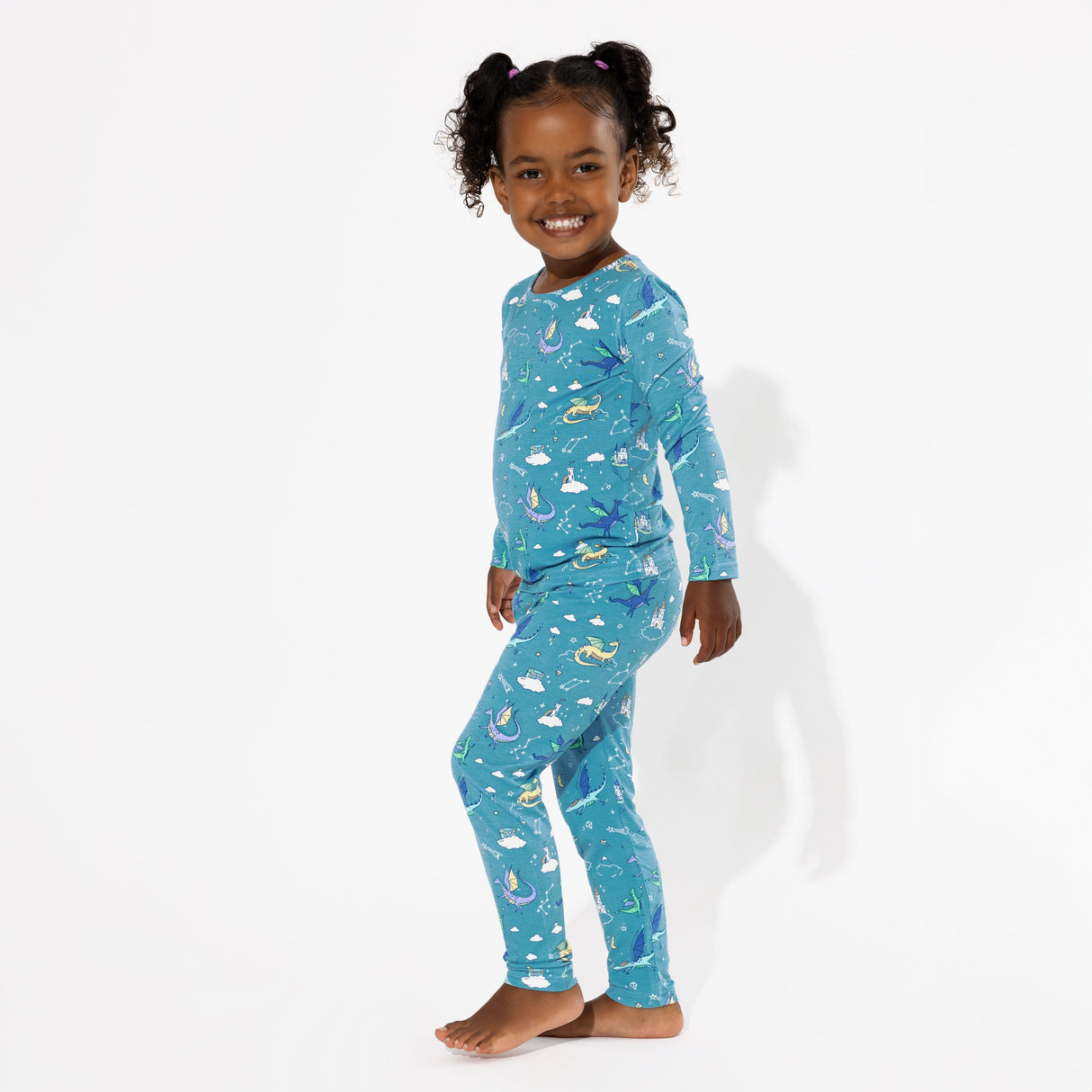 Dragon Dreams Bamboo Kids Pajamas - HoneyBug 