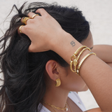 Baylor Bamboo Bangle Bracelet - HoneyBug 