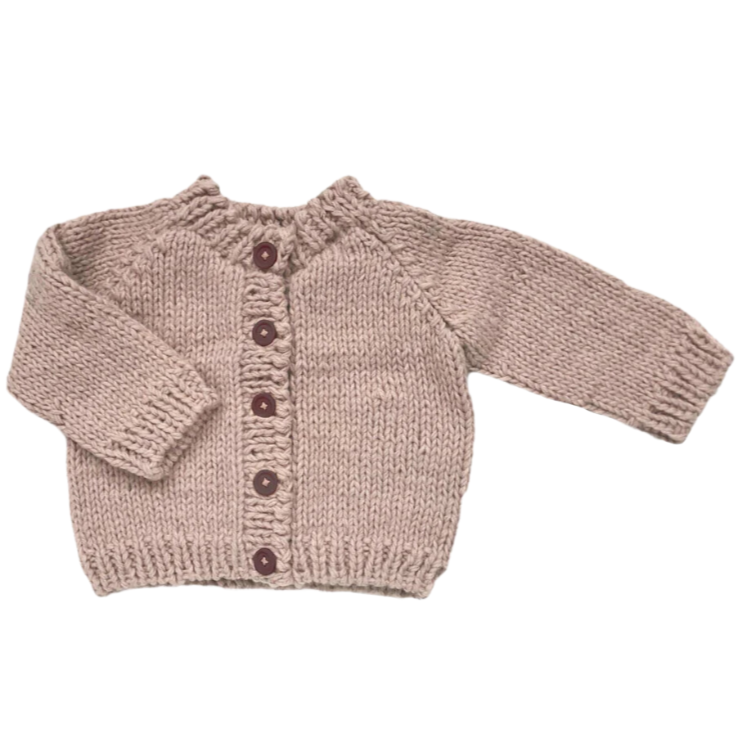 Classic Cardigan - Blush - HoneyBug 