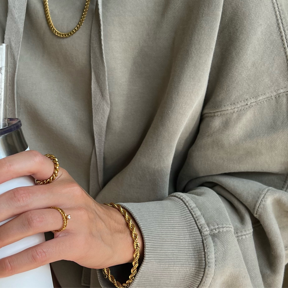 Luka Rope Chain Bracelet - HoneyBug 