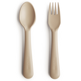 Dinnerware Fork and Spoon Set - Vanilla - HoneyBug 
