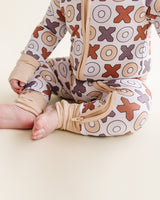 Bamboo Zip Romper | Xoxo - HoneyBug 