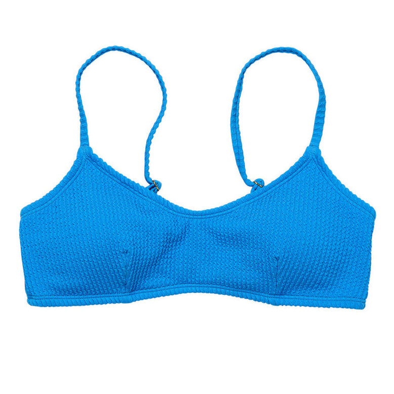 Womens Marine Blue Bikini Top - HoneyBug 