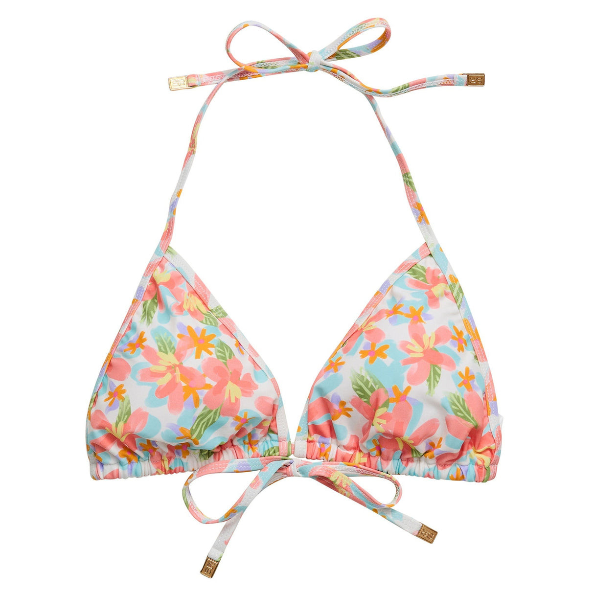 Womens Hawaiian Luau Sustainable Bikini Top - HoneyBug 