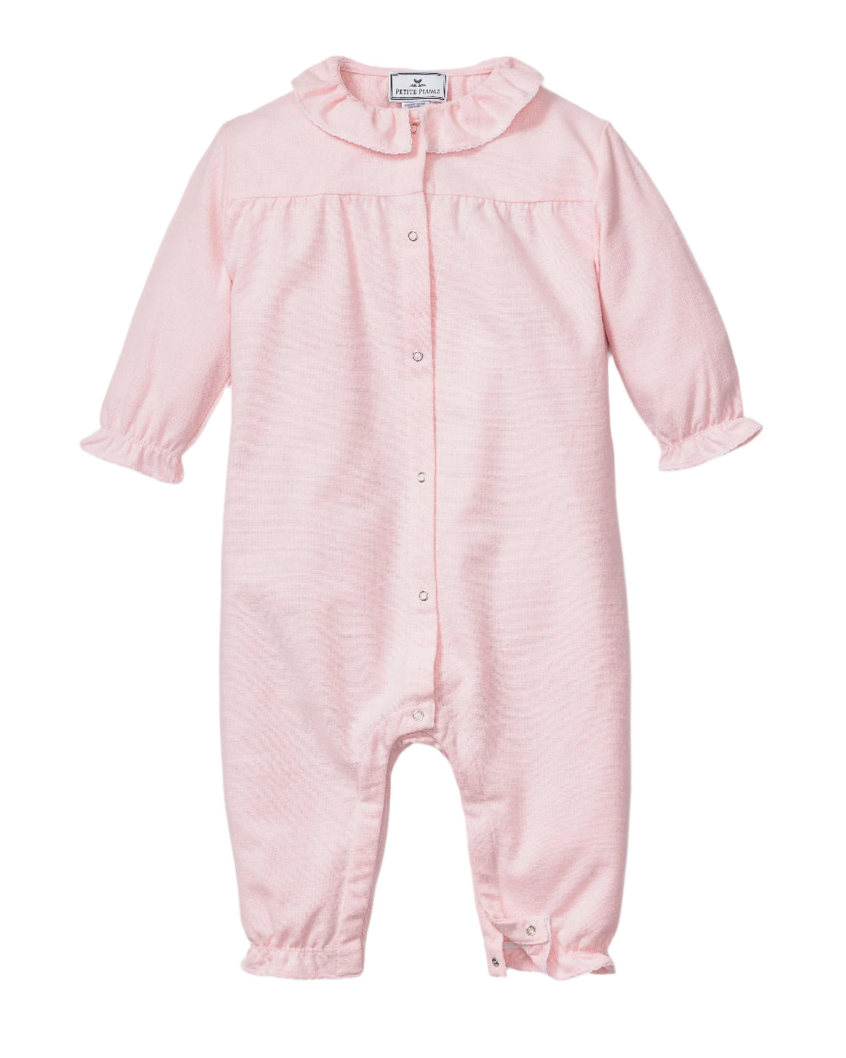 Baby's Flannel Madeline Romper in Pink