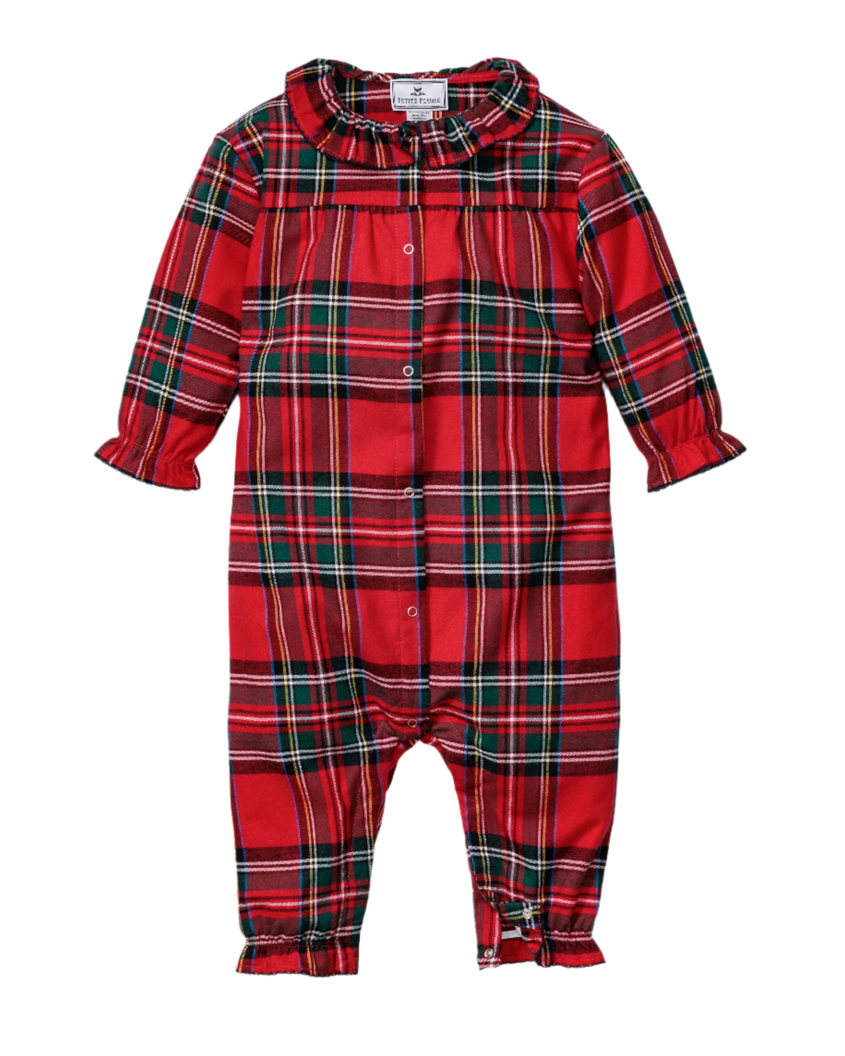 Baby's Twill Madeline Romper in Imperial Tartan