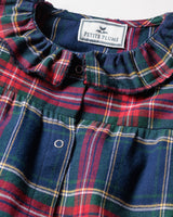 Baby's Twill Madeline Romper in Windsor Tartan