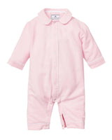 Baby's Flannel Cambridge Romper in Pink