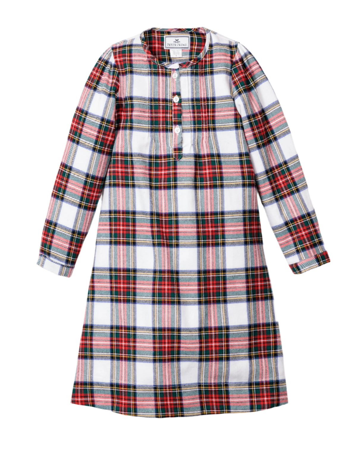 Girl's Brushed Cotton Beatrice Nightgown in Balmoral Tartan