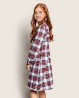 Girl's Brushed Cotton Beatrice Nightgown in Balmoral Tartan