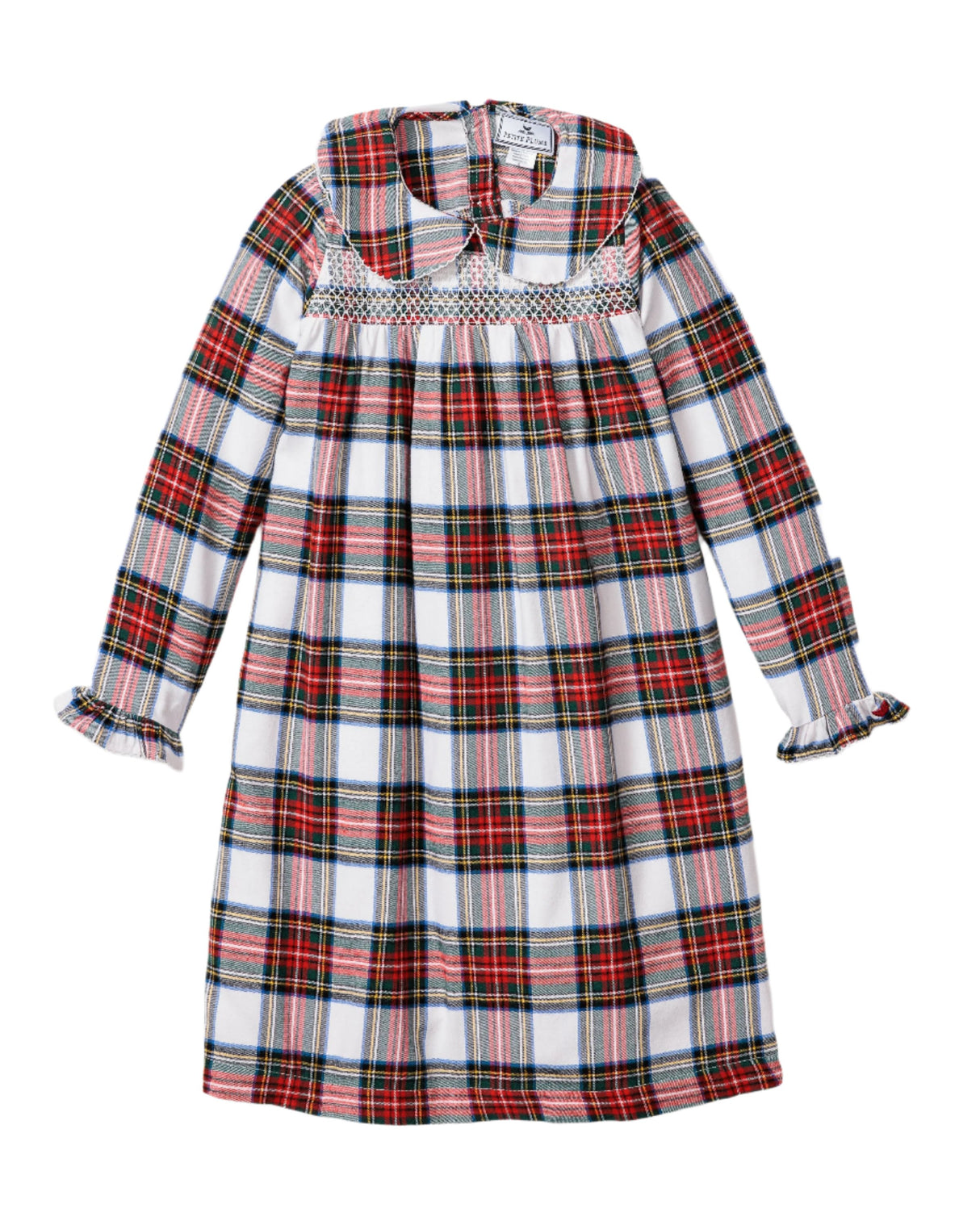 Girl's Brushed Cotton Eloise Nightgown in Balmoral Tartan