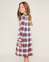 Girl's Brushed Cotton Eloise Nightgown in Balmoral Tartan