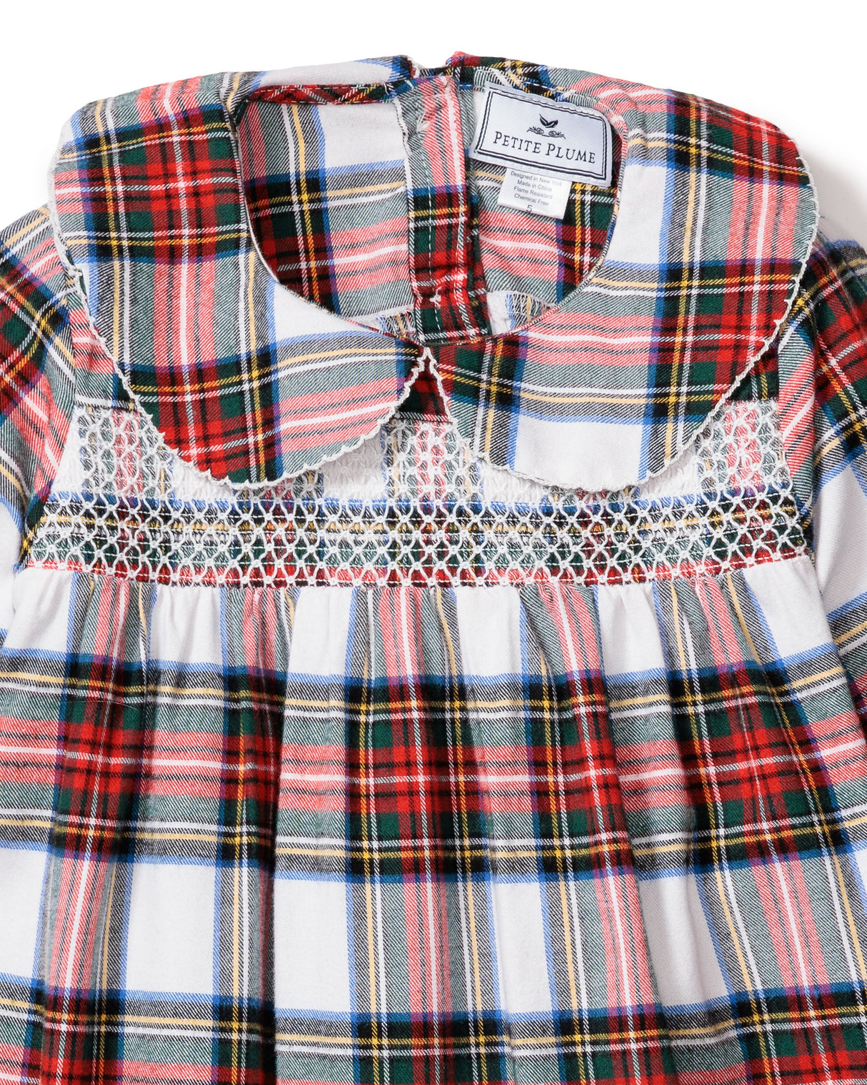 Girl's Brushed Cotton Eloise Nightgown in Balmoral Tartan