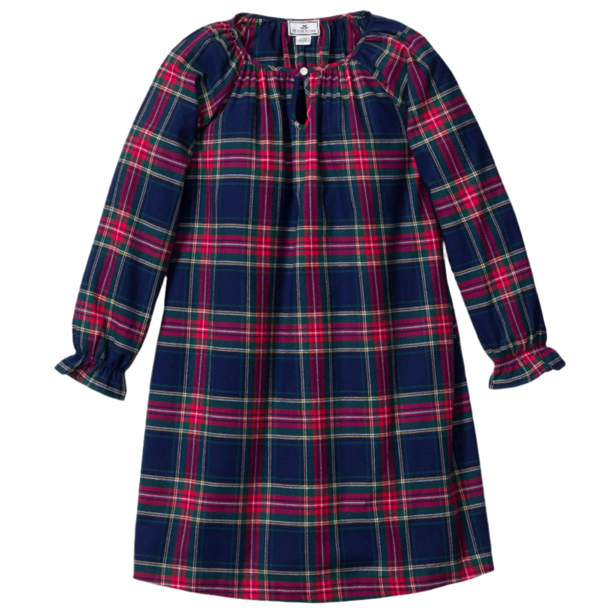 Girl's Brushed Cotton Delphine Nightgown in Windsor Tartan