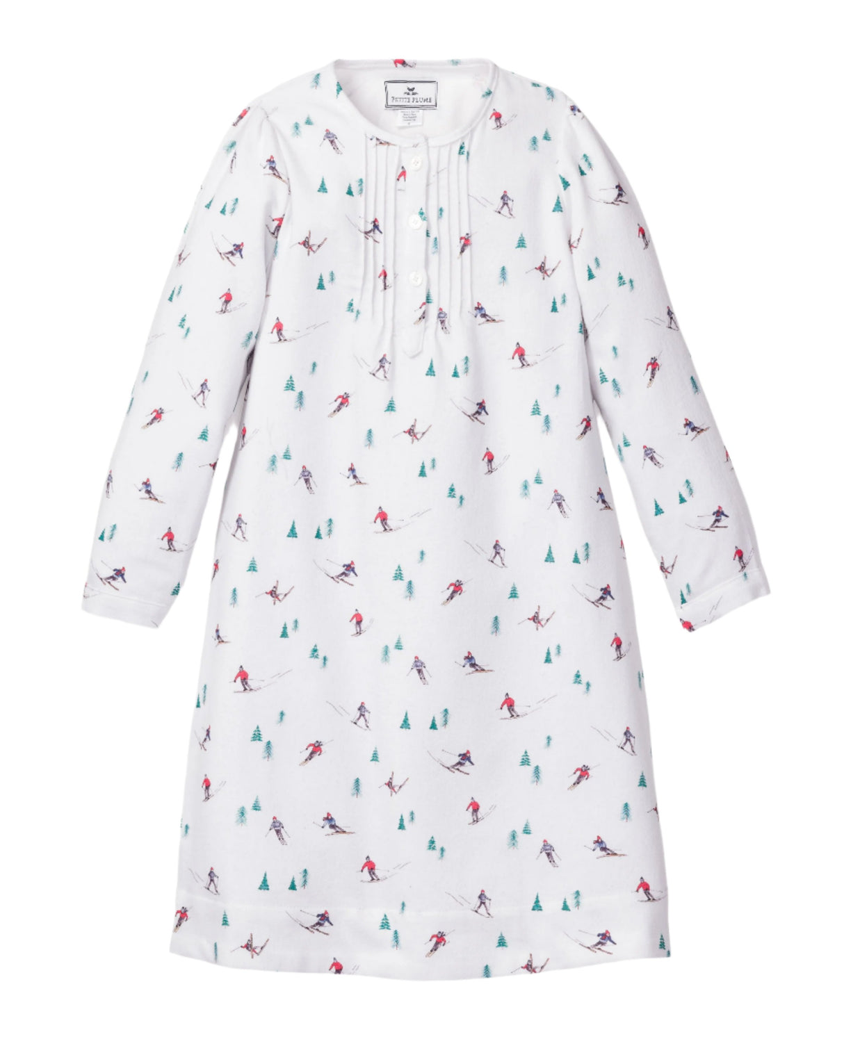 Girl's Flannel Beatrice Nightgown in Après Ski