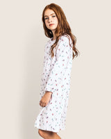 Girl's Flannel Beatrice Nightgown in Après Ski