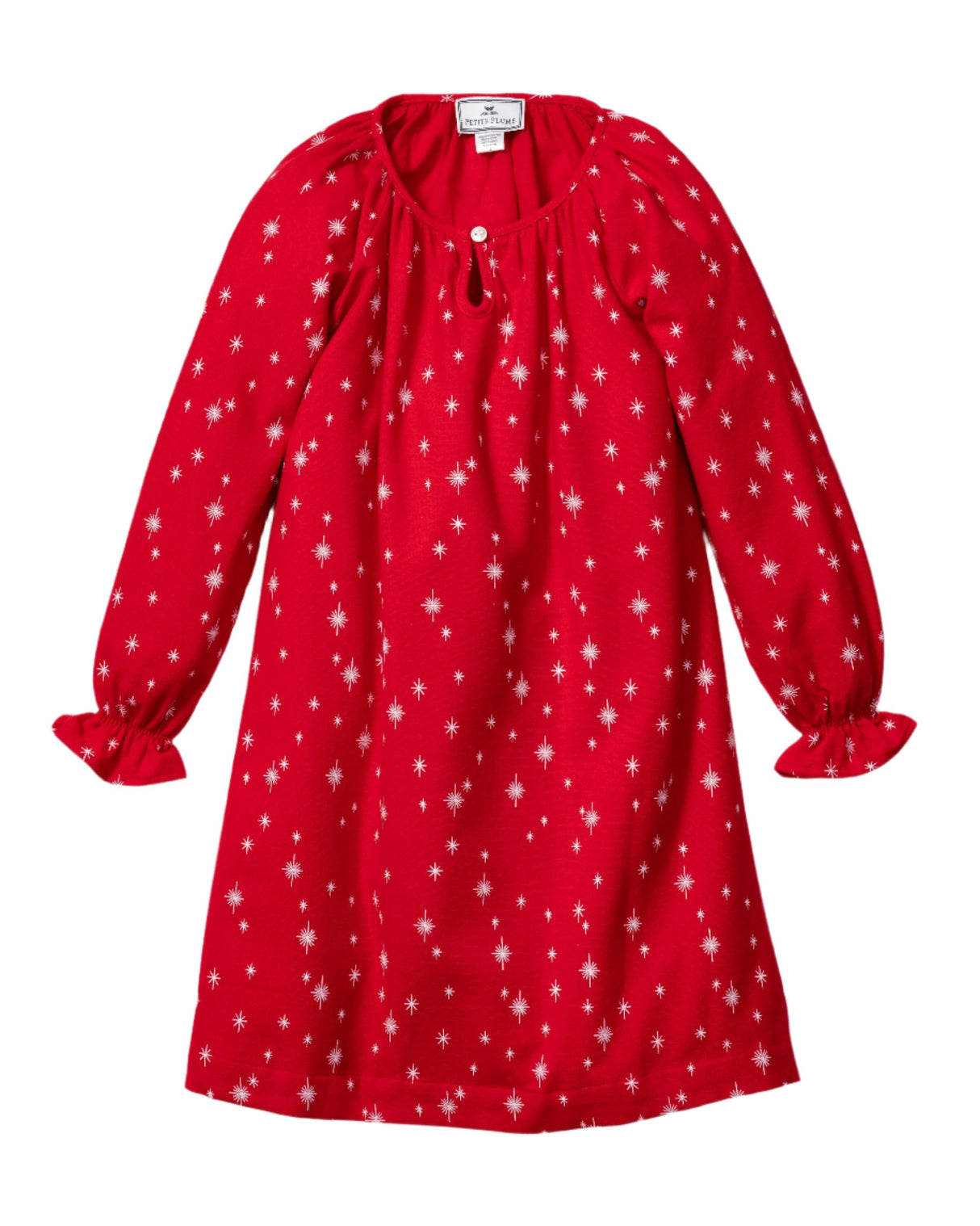 Girl's Flannel Delphine Nightgown in Starry Night