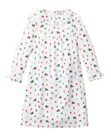 Girl's Twill Scarlett Nightgown in Winter Nostalgia