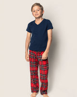 Kid's Brushed Cotton Pajama Pants in Imperial Tartan