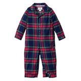 Baby's Brushed Cotton Classic Romper in Windsor Tartan