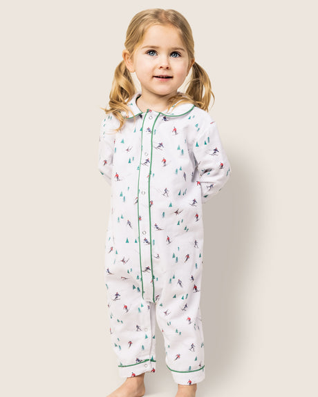 Baby's Flannel Cambridge Romper in Après Ski