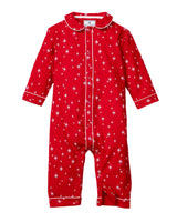 Baby's Flannel Cambridge Romper in Starry Night