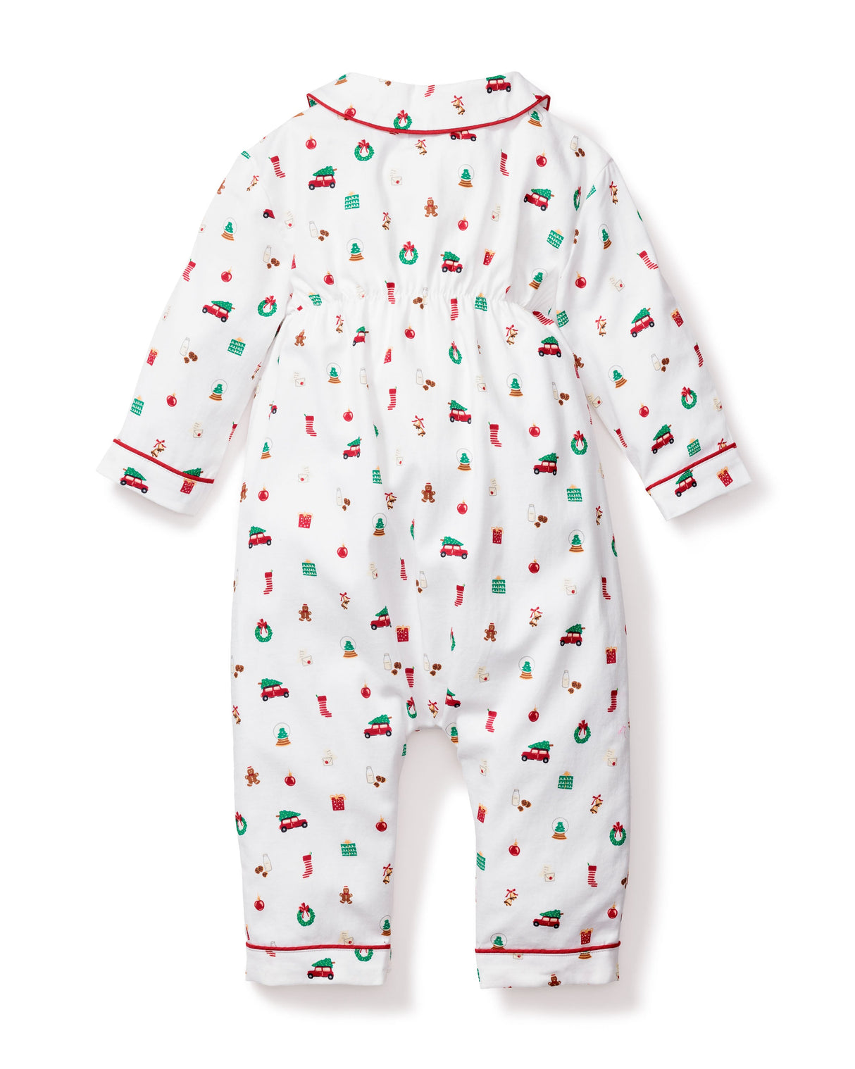 Baby's Twill Cambridge Romper in Winter Nostalgia