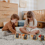 Tiny Land® Play Kitchen Accessories – Wooden Play Food for Play Kitchen: Pretend Cooking Set for Kids