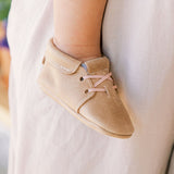 Weathered Brown Oxford Baby Shoe - HoneyBug 