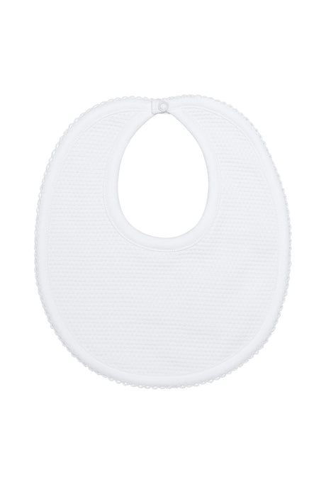 White Bubble Baby Bib - HoneyBug 