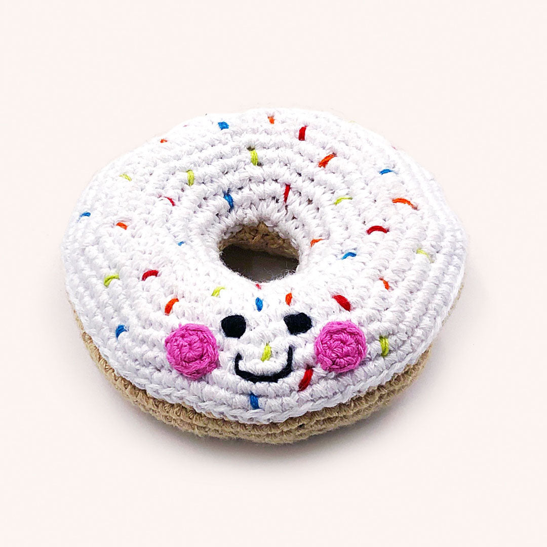 Pretend Play Food Rattle - Plush Donut