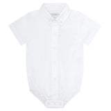 White Pima Cotton Onesie Shirt - HoneyBug 