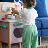 100% Peruvian Pima Cotton White with Grass Green Short Sleeve Snap Bodysuit - HoneyBug 