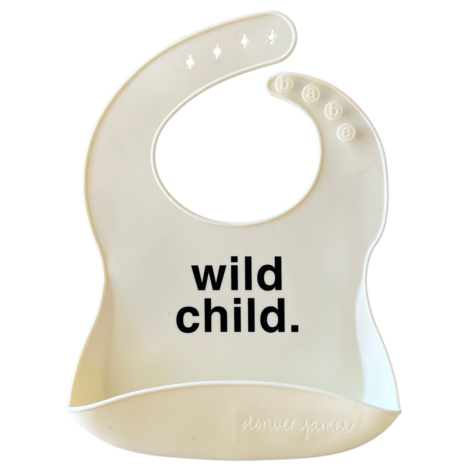 Silicone Bib- Wild Child - HoneyBug 