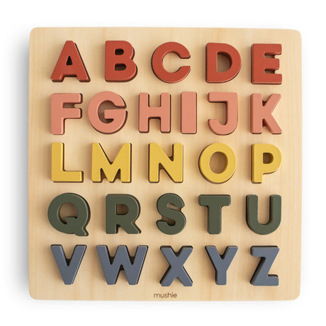 Wooden Alphabet Puzzle - HoneyBug 