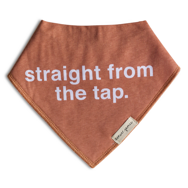 Statement Bib- Straight From the Tap - HoneyBug 