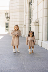 Gingham Ruffle Dress - HoneyBug 