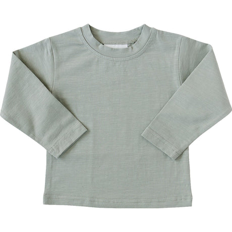 Sage Long Sleeve Cotton Tee - HoneyBug 