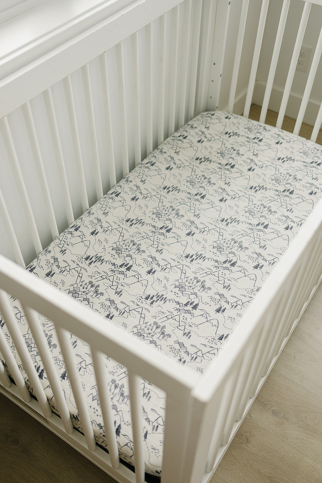 Summit Muslin Crib Sheet