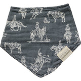 Wild West Muslin Bib - HoneyBug 