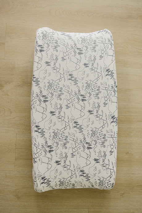 Summit Muslin Changing Pad Cover - HoneyBug 
