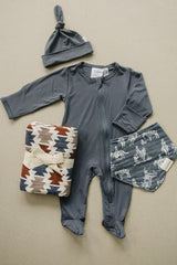 Western Aztec Muslin Swaddle Blanket - HoneyBug 
