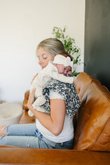Liberty FLoral Muslin Burp Cloth - HoneyBug 